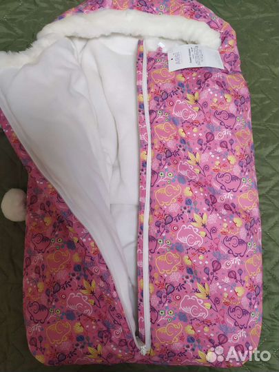 Зимний конверт в коляску