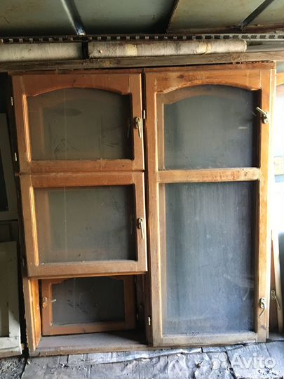 Деревянные оконные рамы бу