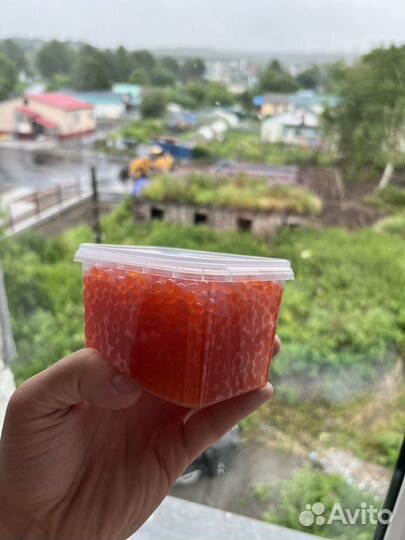 Красная икра кета