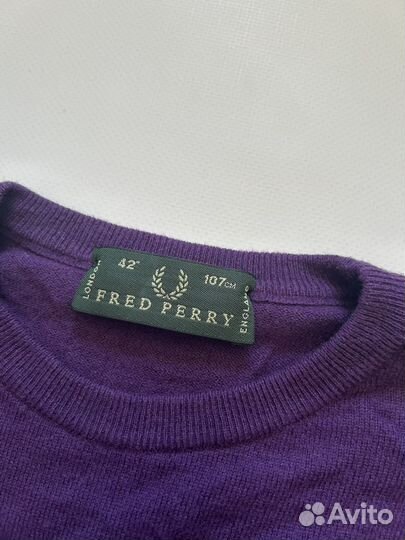 Свитер Джемпер Fred Perry оригинал