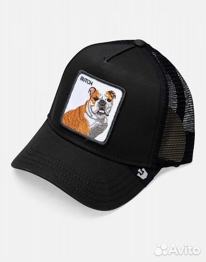 Кепка бейсболка мужская черная с сеточкой