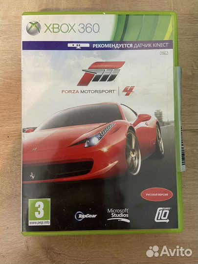 Диск Forza Motorsport 4 на xbox 360