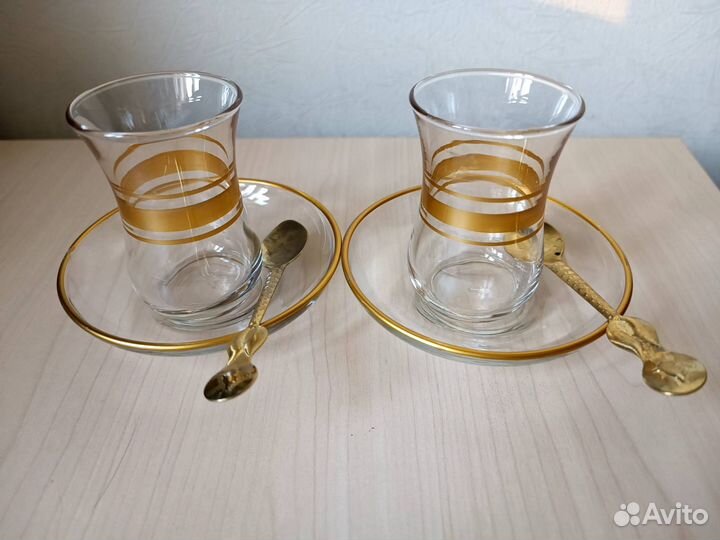 Турецкие чашки для чая (армуды)