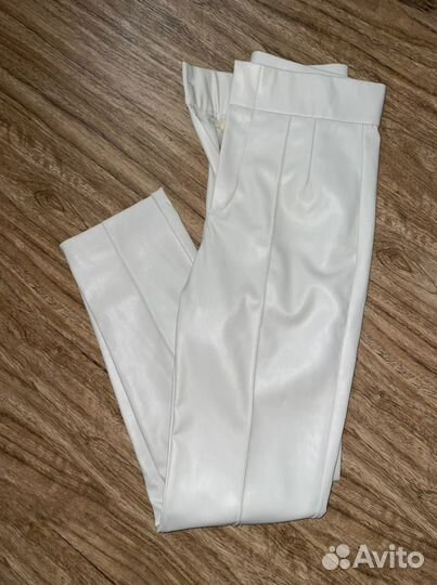 Кожаные брюки Zara