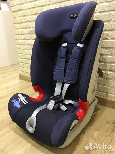Автокресло Britax Roemer King II синее б/у