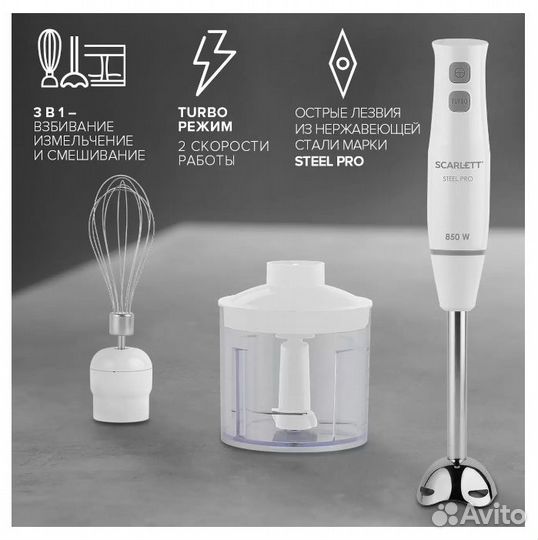 Новый блендер Scarlett SC-HB42F84