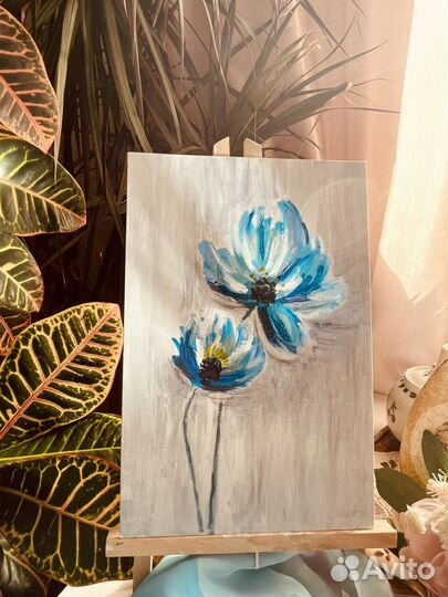 Картина акрилом на холсте 