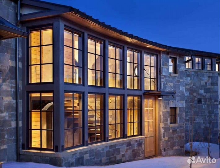 Остекление коттеджа