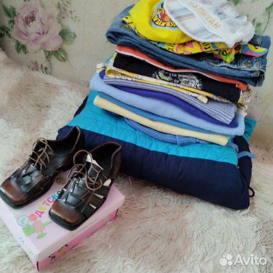 Одежда для мальчика 6-12 месяцев пакетом