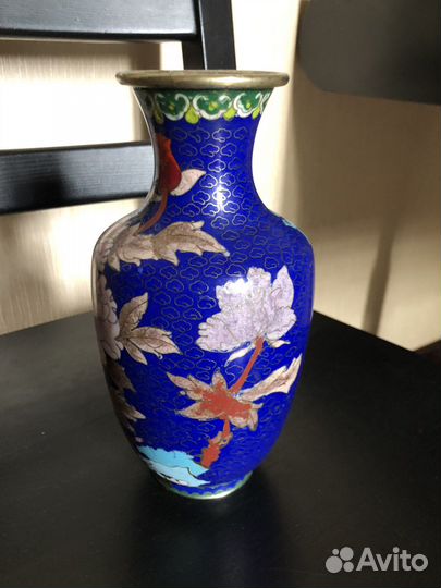 Ваза китай клуазоне