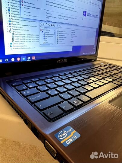Ноутбук asus i3 650 GB