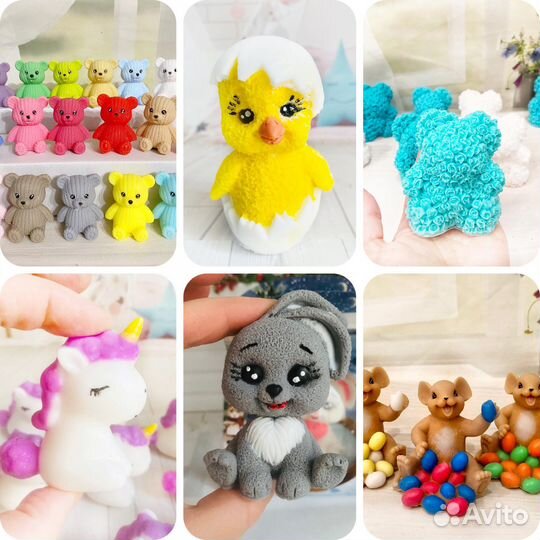 Зверята. Мыло ручной работы