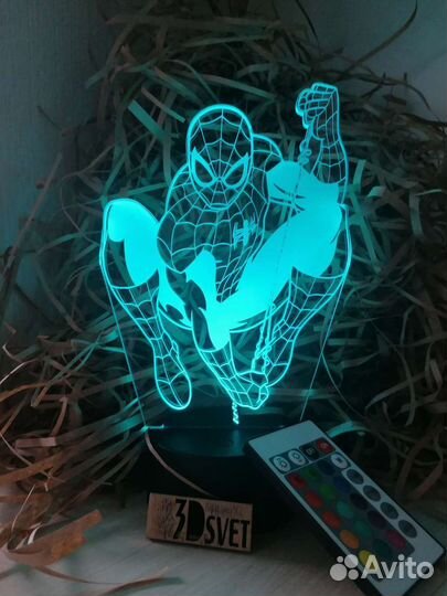 Светильник ночник с 3D эффектом