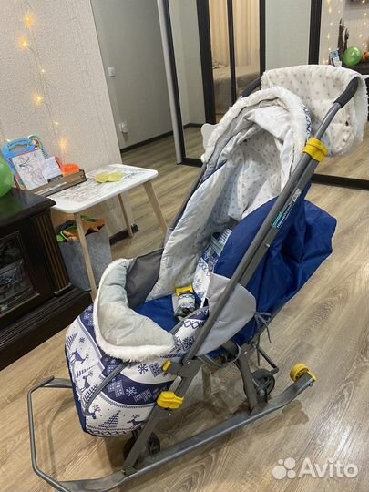Коляска санки