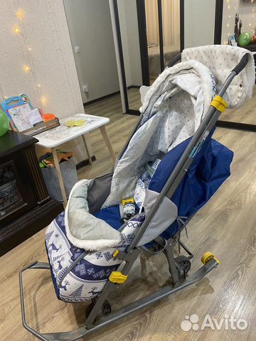 Коляска санки