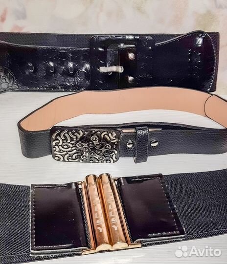 Ремень и ремень на резинке цена за 3 шт