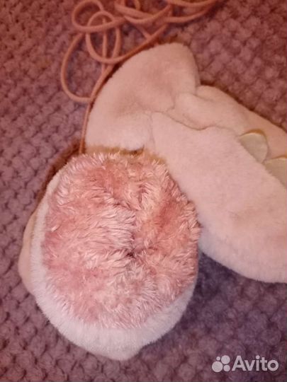 Варежки детские новые