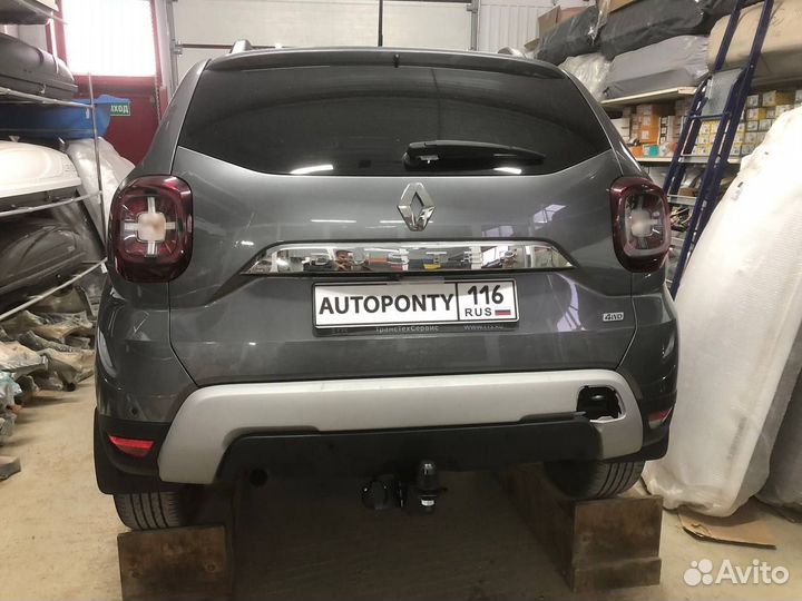 Фаркоп Renault Duster и Nissan Terrano под квадрат