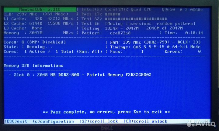 DDR2 800MHz 4*2GB, 2*2GB, 2GB для Пк