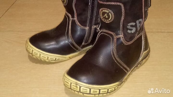 Сапоги р.29 фирма samtioni.натур кожа