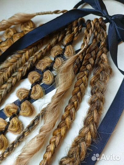 Косы на резинке