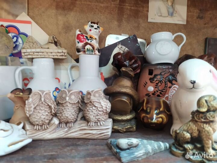 СССР сувениры фигурки гжель и ещё