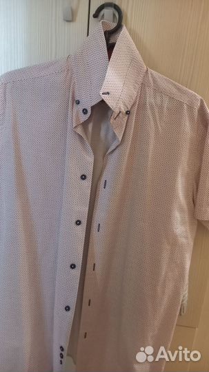 Рубашка мужская greg р.40 короткий рукав