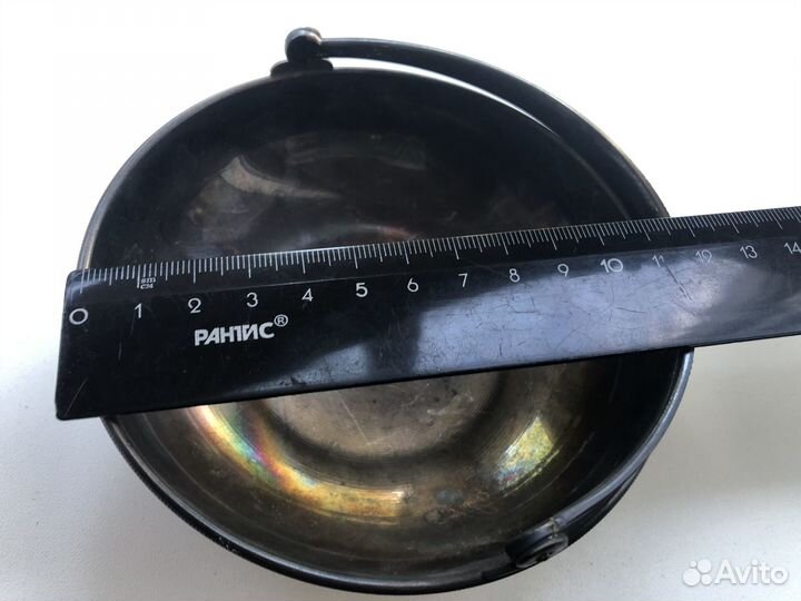 Сахарница мельхиоровая СССР