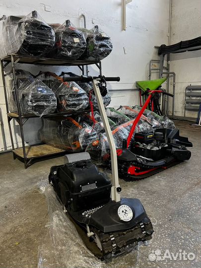 Мотосноуборд мощный 8 л.с