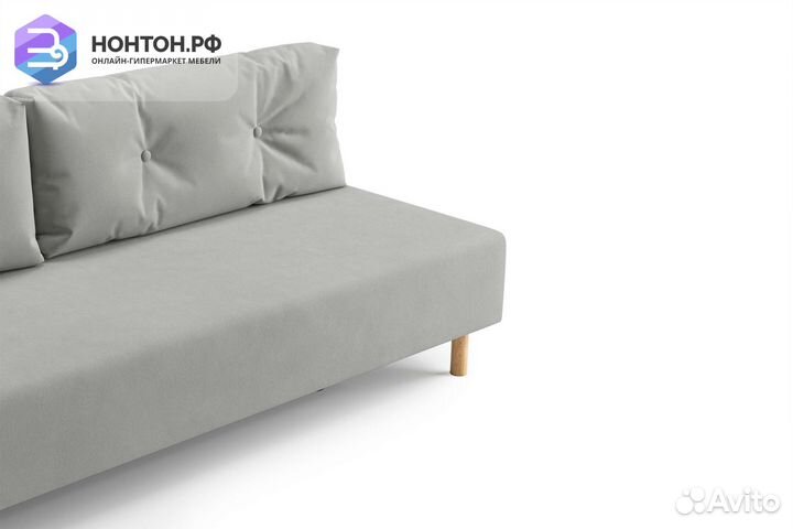 Диван еврокнижка Сайле светло-серый