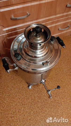 Старинный самовар. угольный. Тула