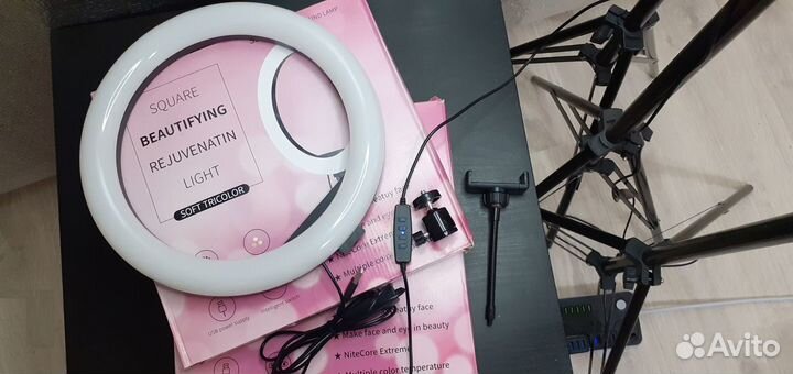 Кольцевая лампа Round Light 34см Профессиональная