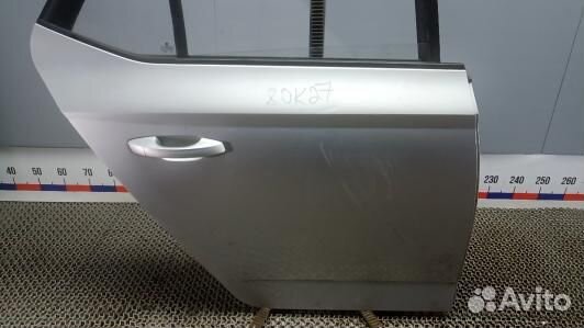 Дверь задняя правая skoda fabia 3, Номер 6V6833056A (8OK27FT01)