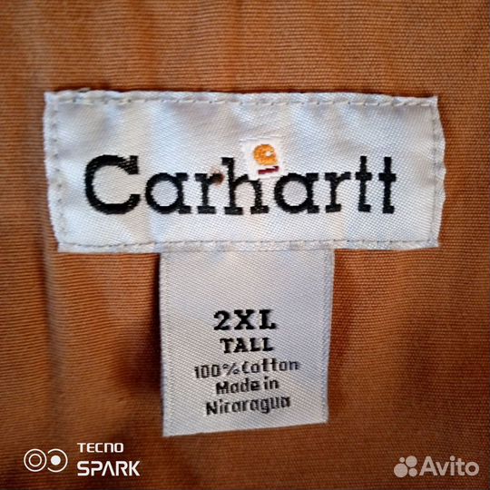 Рубаха Carhartt vintage Для Больших и Высоких