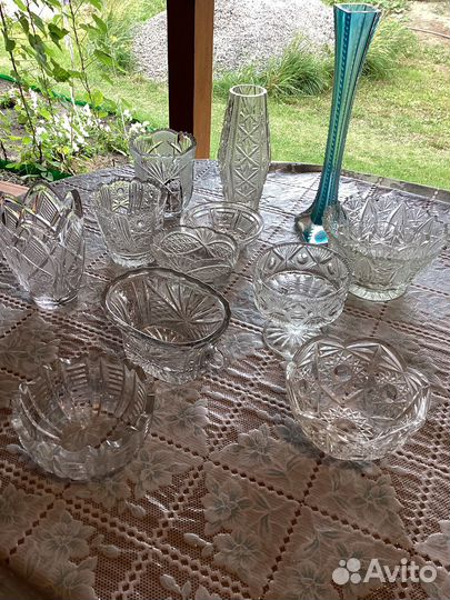 Хрустальная посуда бу