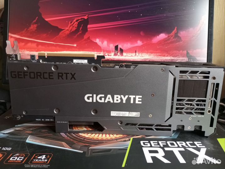 Видеокарта gigabyte rtx 3080 gaming oc 10g