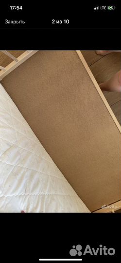 Кроватка детская с ортопед. Матрацом