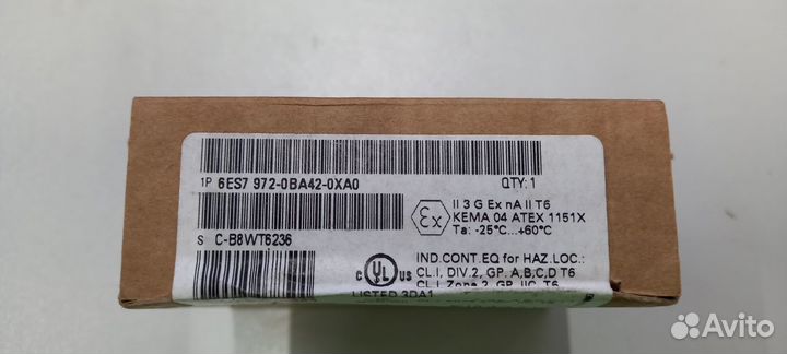 Siemens 6ES7 972-0BA42-0XA0 шинный соединитель