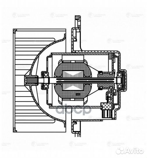 LFH 0817 вентилятор отопителя Hyundai Matrix 0