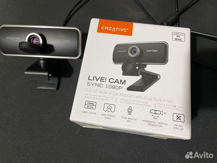Веб-камера Creative Live Cam Sync 1080p
