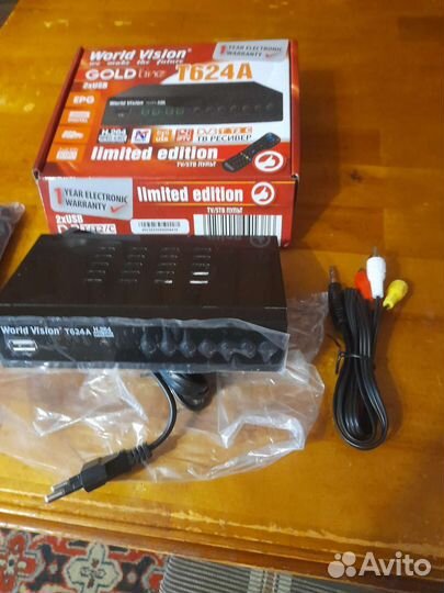 Цифровая тв приставка World Vision T624A