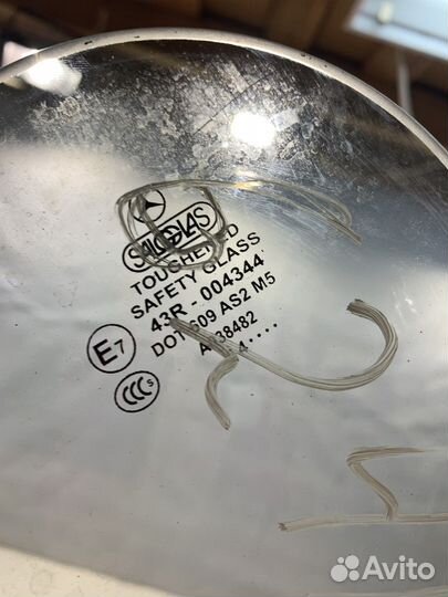 Стекло двери (переднее, правое)