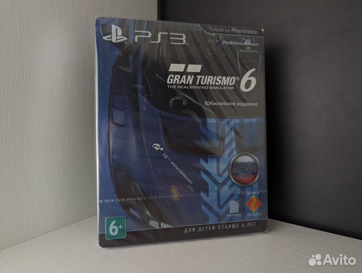 New Gran Turismo 6 Юбилейное Издание Steelbook PS3