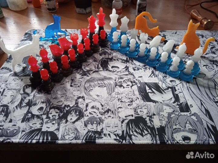 Шахматы из эпоксидной смолы