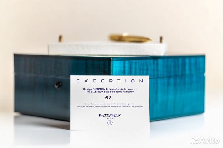 Шариковая ручка Waterman Exception Solid Gold