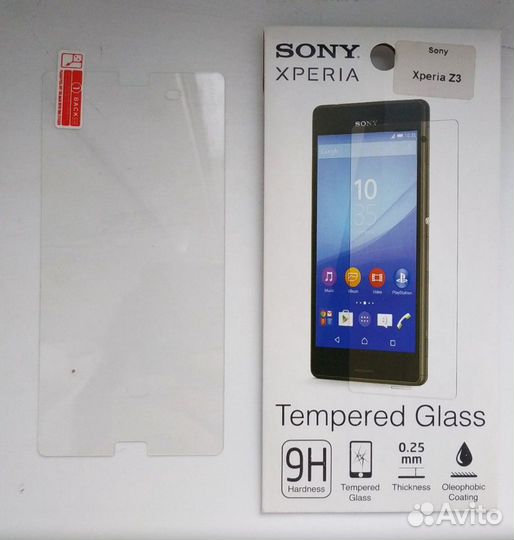 Защитное стекло для sony xperia z3