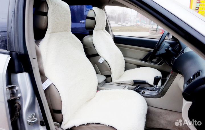 Меховые накидки из натуральной шерсти на силиконе