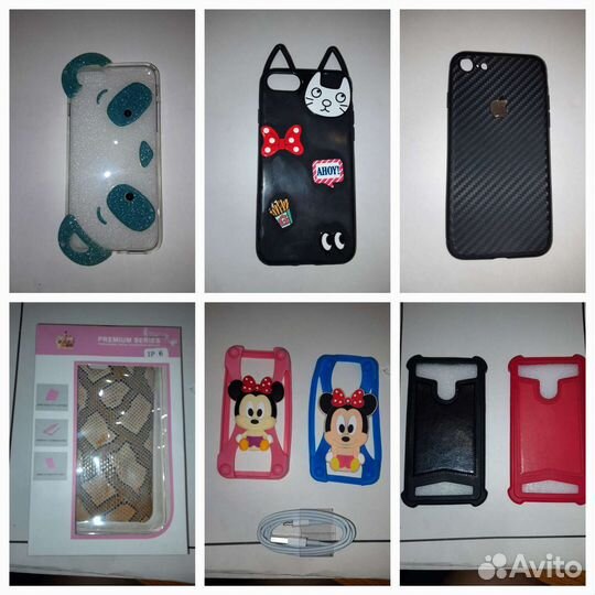 Чехол на iPhone 6/7/8 пакетом (14 штук)