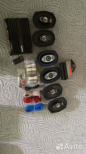 Колонки в авто Усилитель xplod Саббуфер pioneer