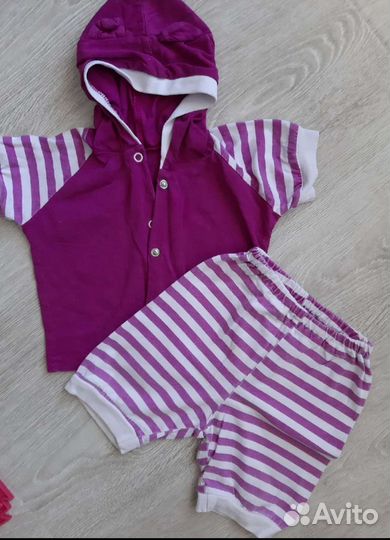 Пакет вещей на девочку 62-74 размер